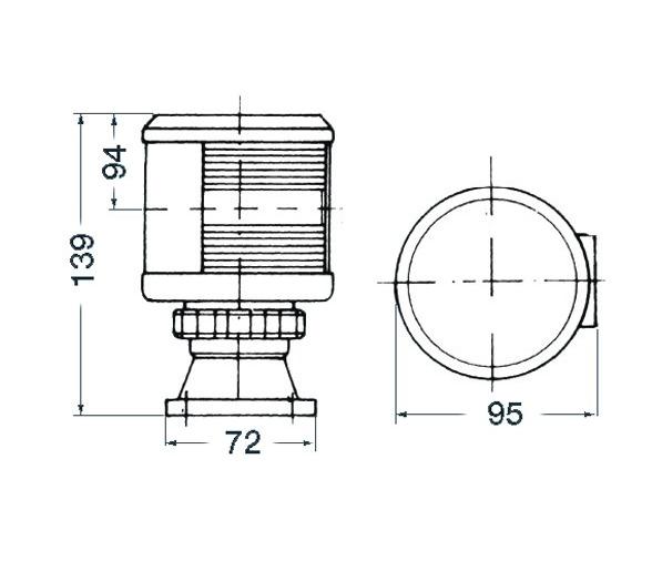 Luz de Navegacion DHR hasta 20 m