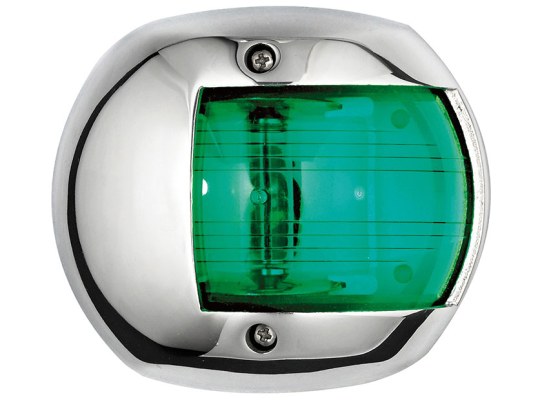 Osculati Stainless Steel Compact 12 Right Navigation Light
