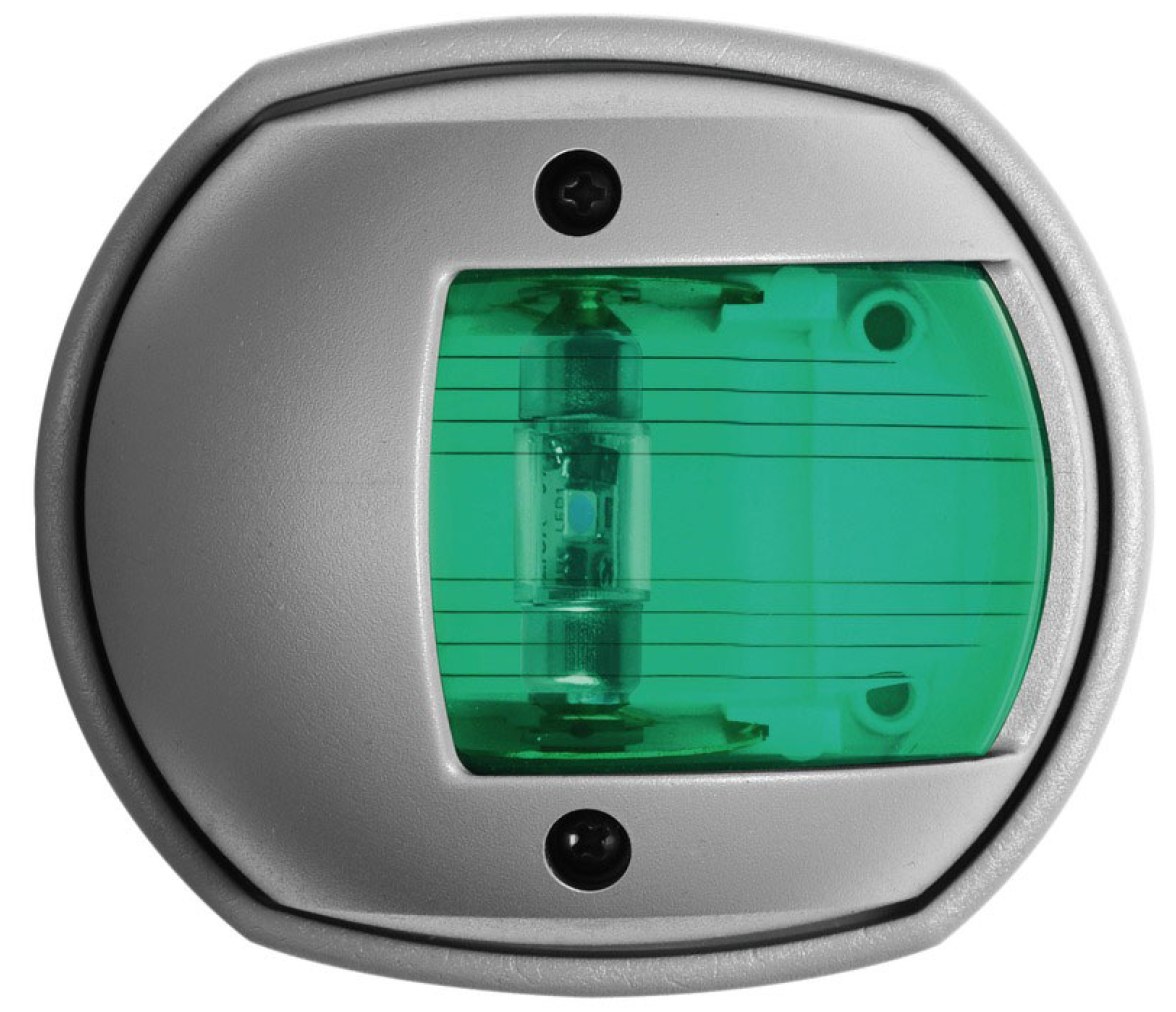 Luz de Navegacion Estribor Compact 12 Gris