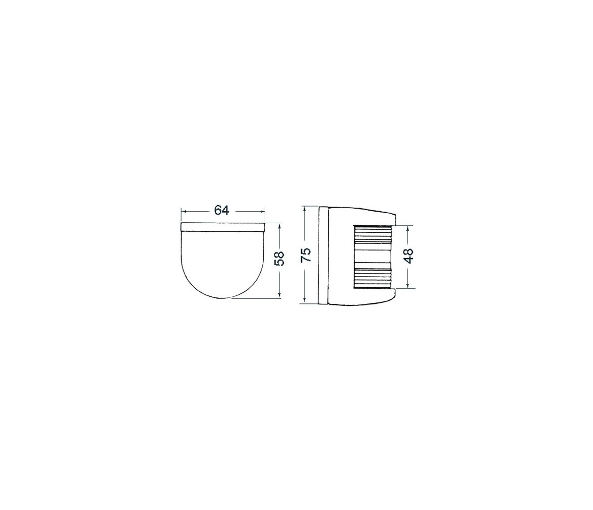 Luz de Navegacion Estribor Utility 77