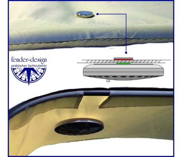 Luz LED para Biminis, Fender-design