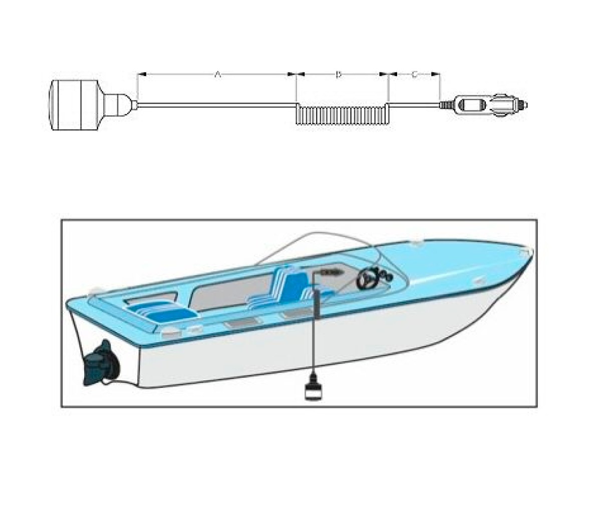 Luz LED portatil submarina