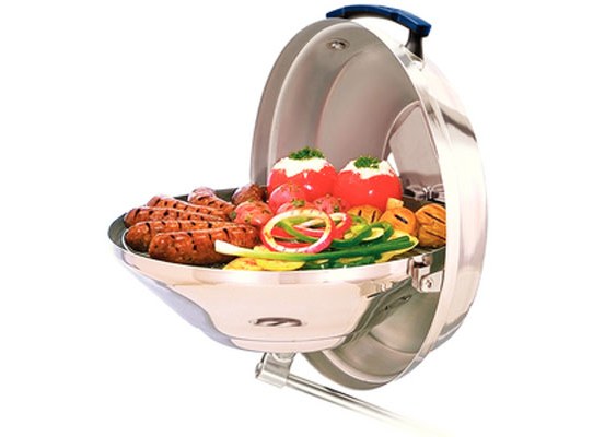 Magma Marine Kettle Original Model Charcoal Grill with Hinged Lid
