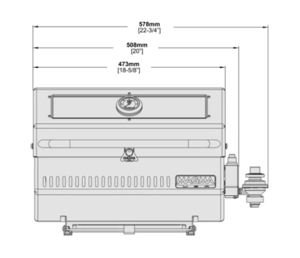 Magma Barbacoa Gas Gourmet Catalina Infrarroja