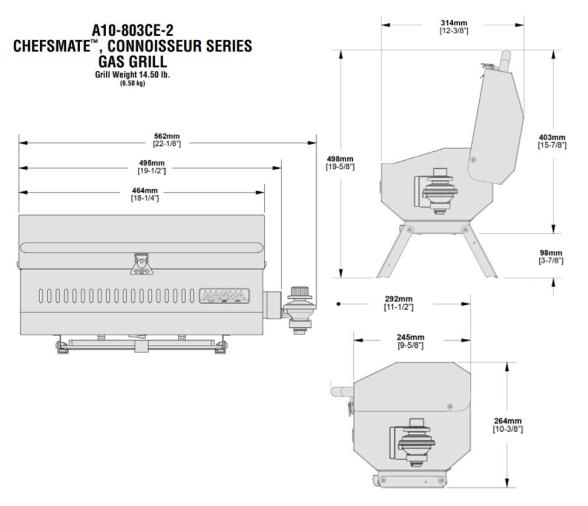 Magma Barbacoa Gas Grill Chefsmate