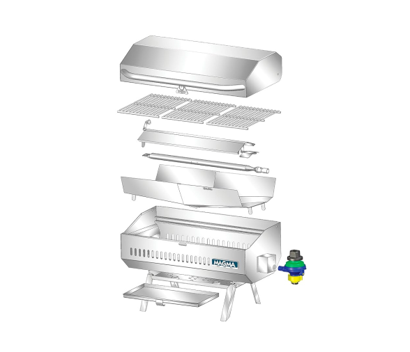 Magma Barbacoa Gas Grill Chefsmate