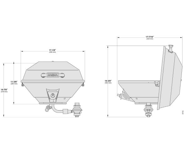 Magma Barbacoa Gas Marine Kettle 3 Party