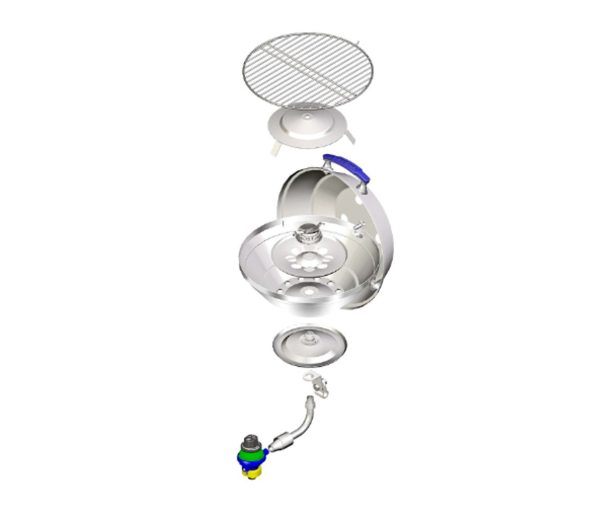 Magma Barbacoa Gas Marine Kettle Party