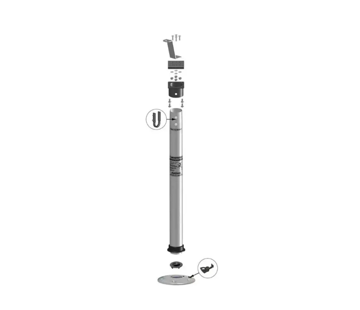Magma Pedestal Doble Bloqueo para Barbacoa Marine Kettle