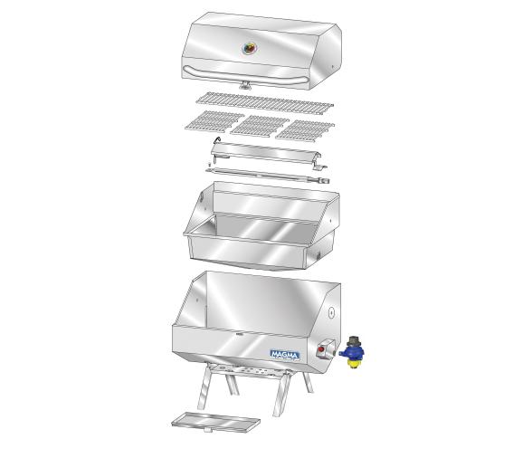 Magma NUEVA Barbacoa Gas Gourmet Catalina