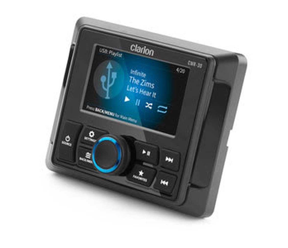 Mando a distancia náutico con cable Clarion CMR-30 Con pantalla LCD a todo color