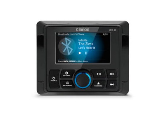 Mando a distancia náutico con cable Clarion CMR-30 Con pantalla LCD a todo color