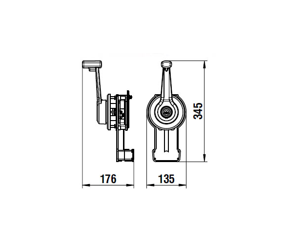 Mando Lateral de Motor CM02 Riviera