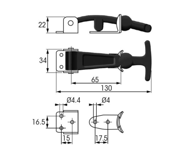Maneta Tirador de Neopreno