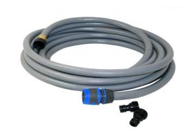 Manguera de agua con conexión rápida 15 m con adaptadores