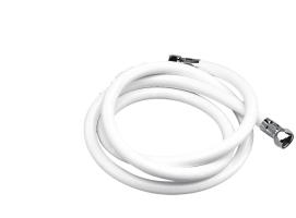 Trem White Reinforced Shower Hose