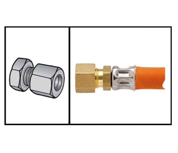 GOK Manguera para Gas G 1/4 LH x Racor Compresion 8