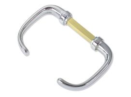 Manilla Doble de Laton Cromado 8 mm