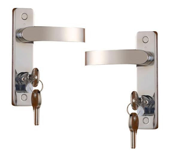 Manilla Puerta Contemporary para Cerradura Externa