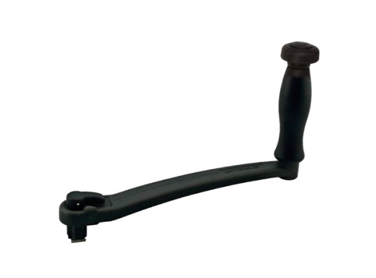 Manivela Winche Aluminio Bloqueante con Mango Velocidad - 20cm