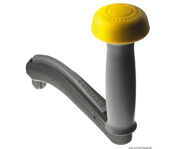 Lewmar Manivela Winche Aluminio One Touch con Power Grip