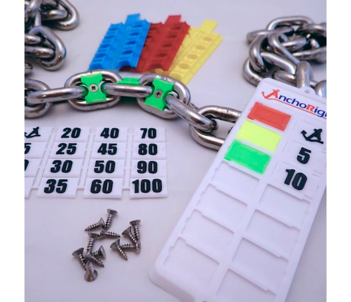 Marcador de Cadena Anchoright Kit 6 colores