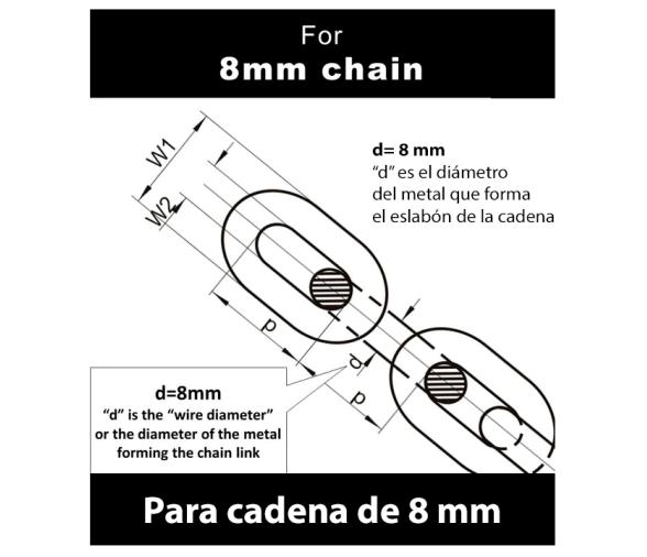Marcador de Cadena Anchoright Kit 8 colores