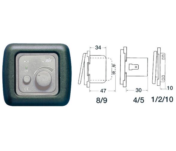 Marco de montaje a presion con tornillo