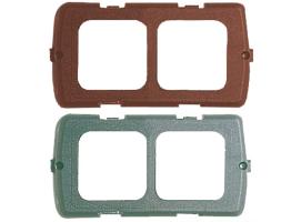 Base del Marco para Interruptor o Enchufe Doble