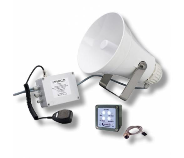 Marco EW3-M Bocina Electrónica + Amplificador + Señal Niebla