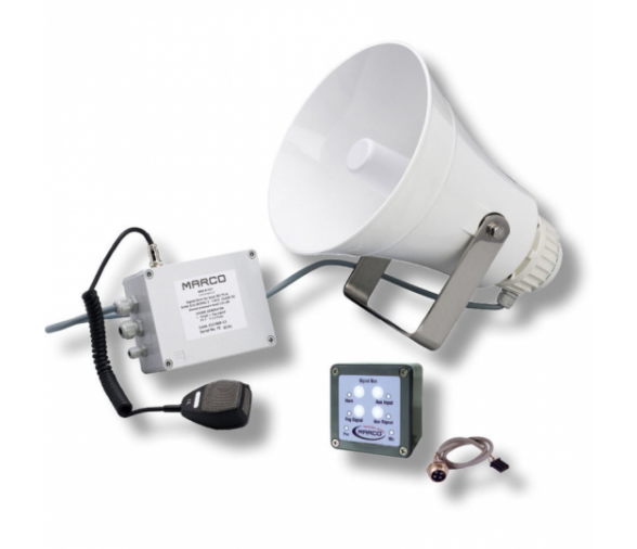 Marco EW3-M Bocina Electrónica + Amplificador + Señal Niebla