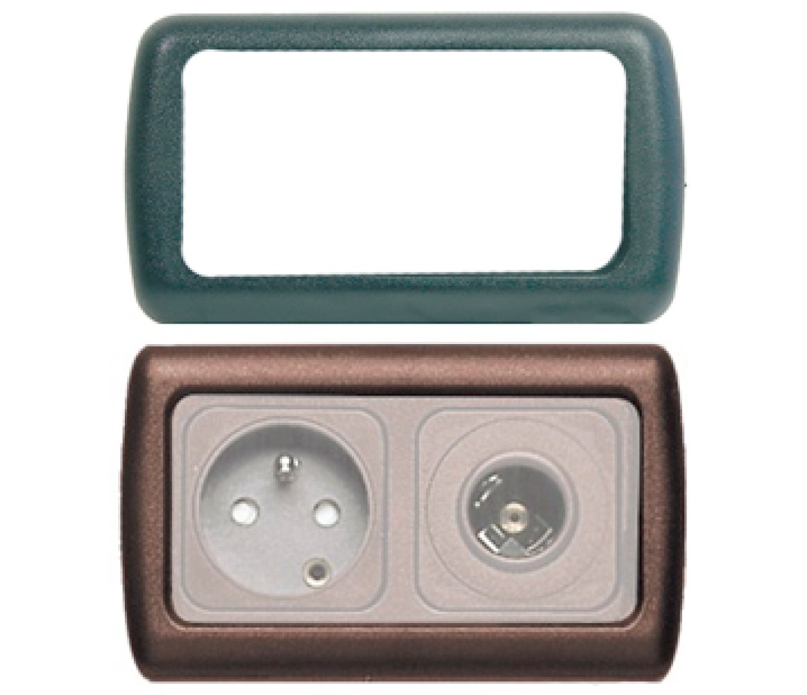 Marco para Interruptor o Enchufe Doble