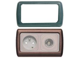 Marco para Interruptor o Enchufe Doble