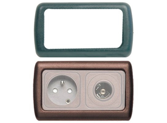 Marco para Interruptor o Enchufe Doble