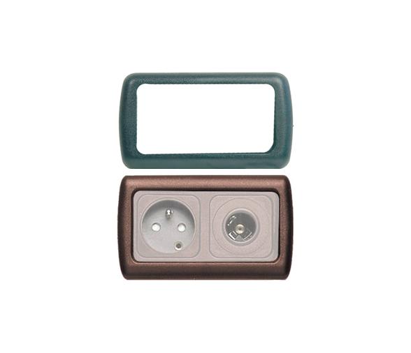 Marco para Interruptor o Enchufe Doble