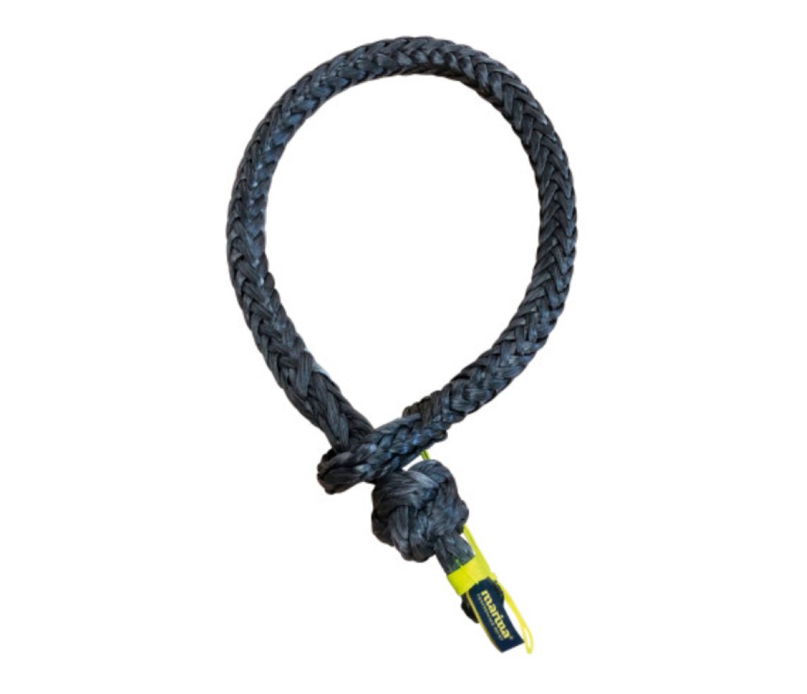 Marina Ropes Grillete Textil Negro Dyneema