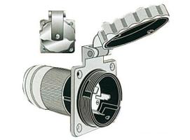 Marinco Enchufe Macho Bipolar con 3 hilos 63A