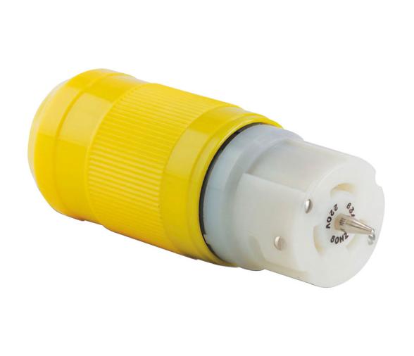 Marinco Enchufe Bipolar Monofásico de 3 hilos Reforzado