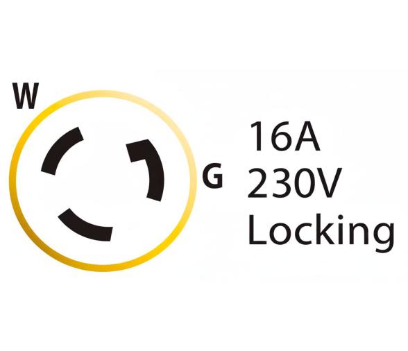 Marinco Toma Valox 16–30 A Frontal Redonda