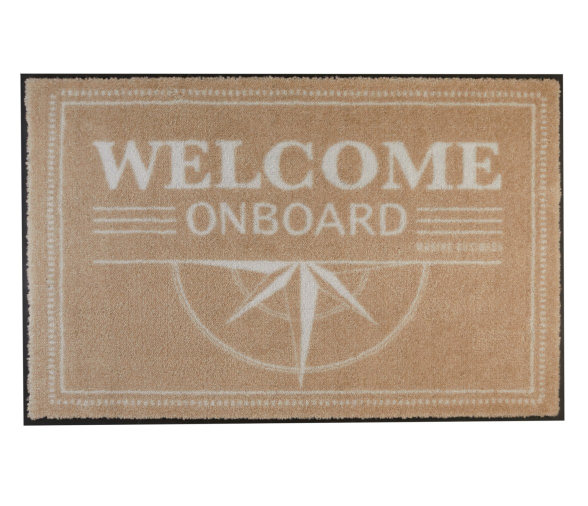 Marine Business Alfombrilla Welcome Brown