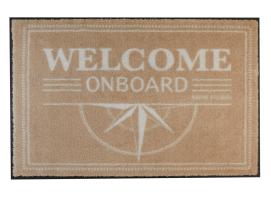 Marine Business Non Slip Carpet Welcome Brown