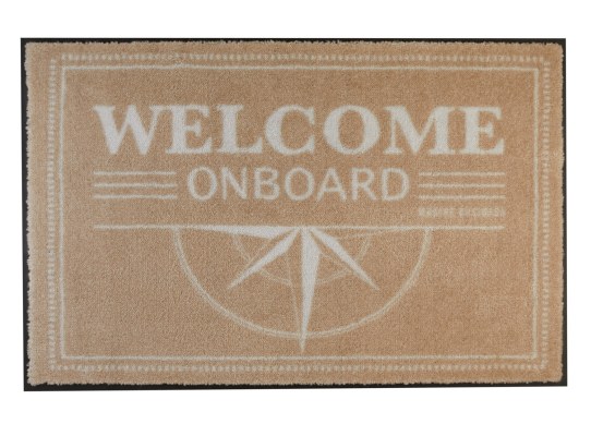 Marine Business Alfombrilla Welcome Brown