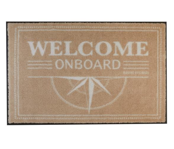 Marine Business Alfombrilla Welcome Brown