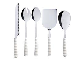 Marine Business Bone Cubertería Cocina Set 5 piezas