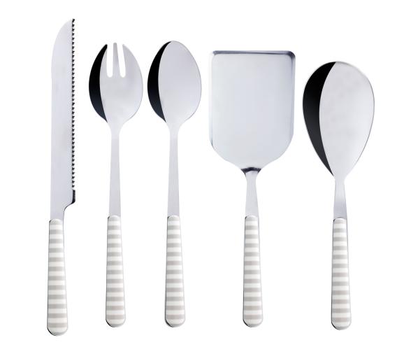 Marine Business Bone Cubertería Cocina Set 5 piezas