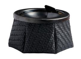 Marine Business Cenicero Antiviento Tapa Negra Ratan Black