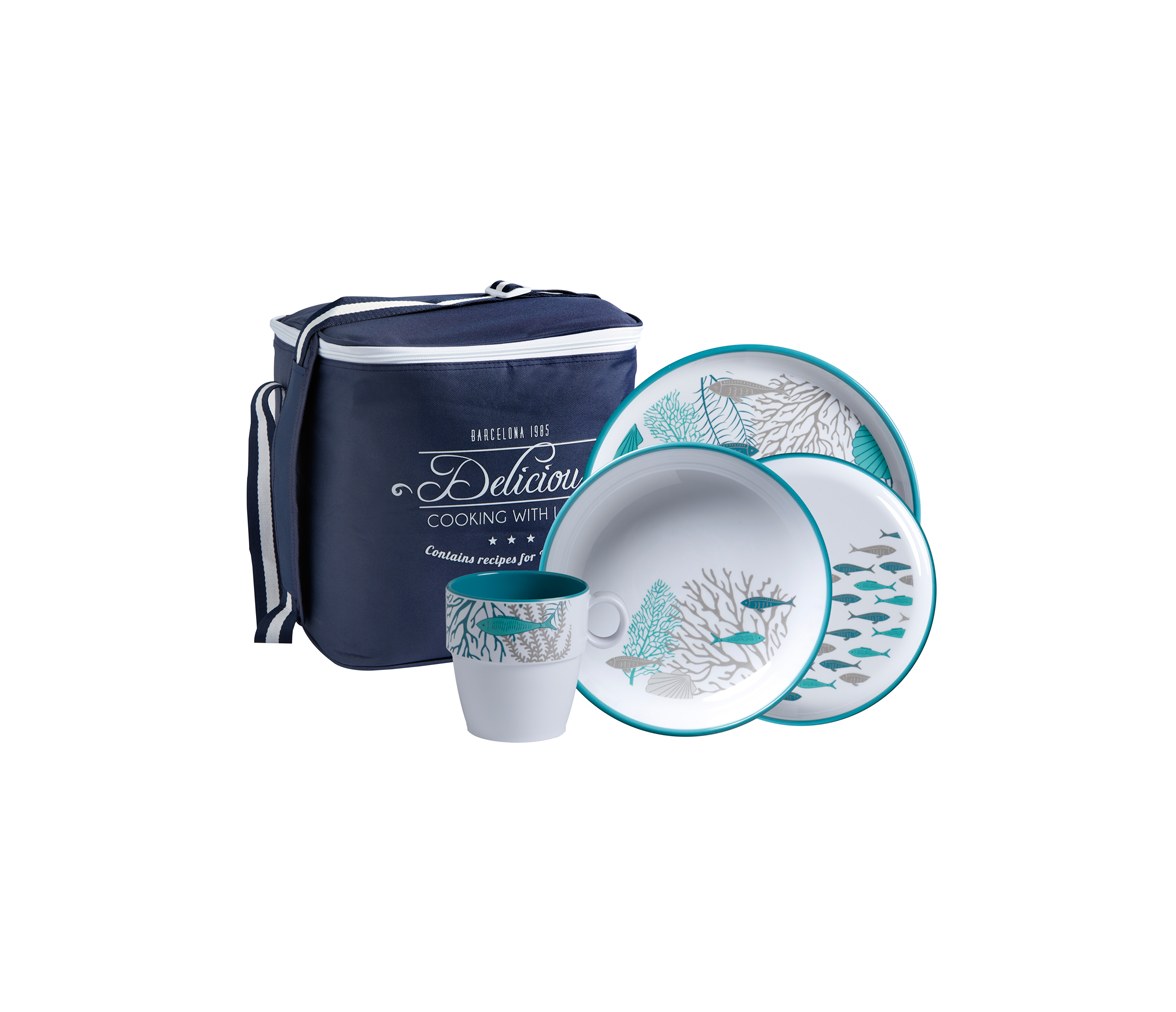 Marine Business Coastal Pack 16 piezas + cesta