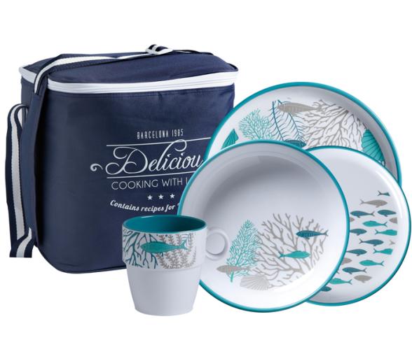 Marine Business Coastal Pack 16 piezas + cesta