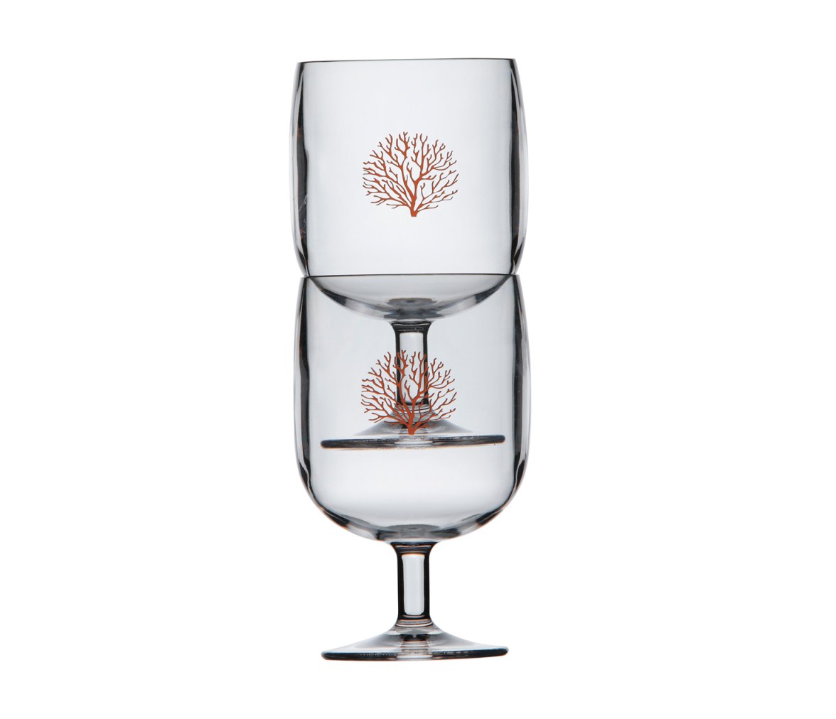 Marine Business Copa de Vino Harmony Coral 6u