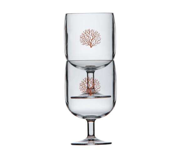 Marine Business Copa de Vino Harmony Coral 6u